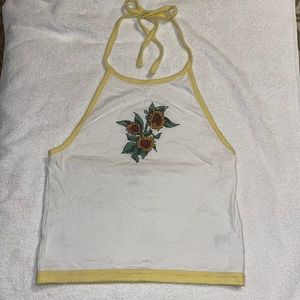 Sunflower Halter Top